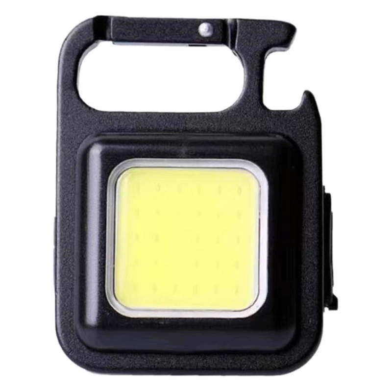 Горячий мини-брелок TYPE-C перезаряжаемый портативный свет Открытый Сильный магнитный рабочий свет брелок фонарик