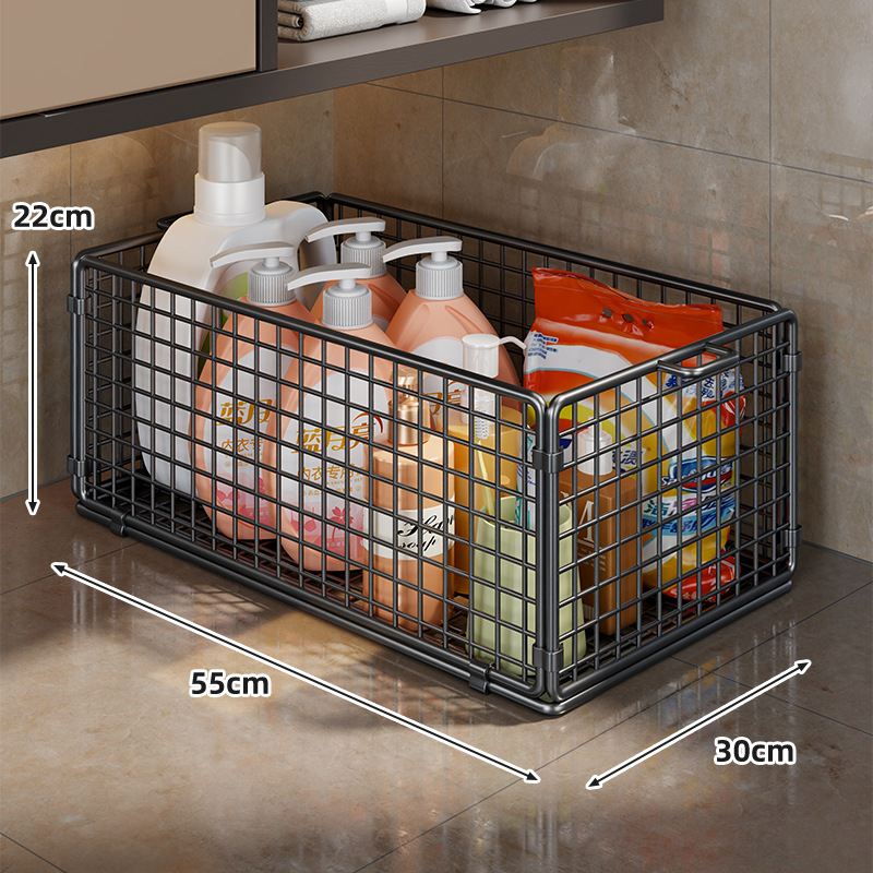 Estante Organizador de Baño de Hierro Móvil