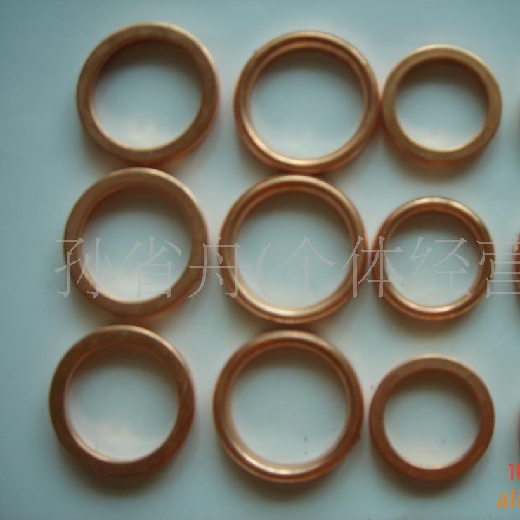 CG125 Copper-Plated Asbestos Exhaust Gasket - Factory Direct. Bulk orders welcome.