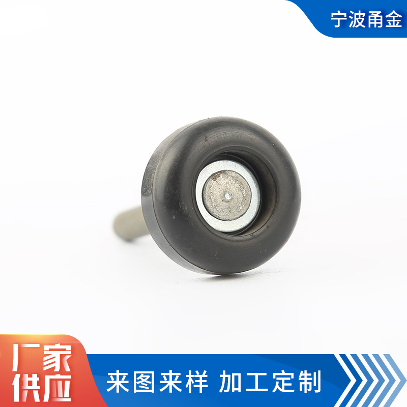 厂家供应卷帘门轴承 车库轨道移动滑轮 机械耐用尼龙轮