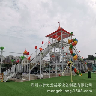 湖南张家界户外滑索体能儿童拓展项目游乐设备源头厂家