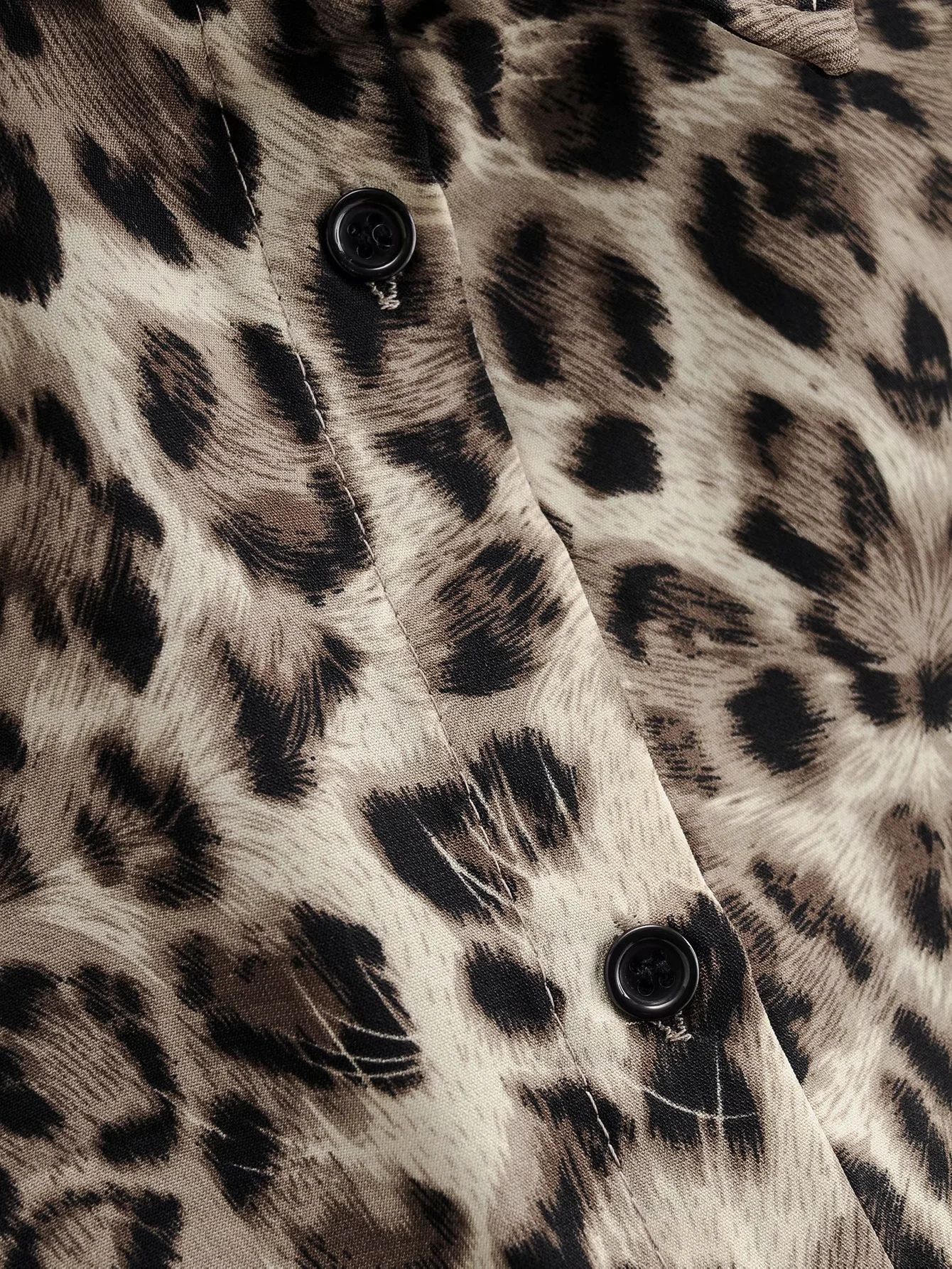 spring and summer new leopard print shirt  NSAC23164