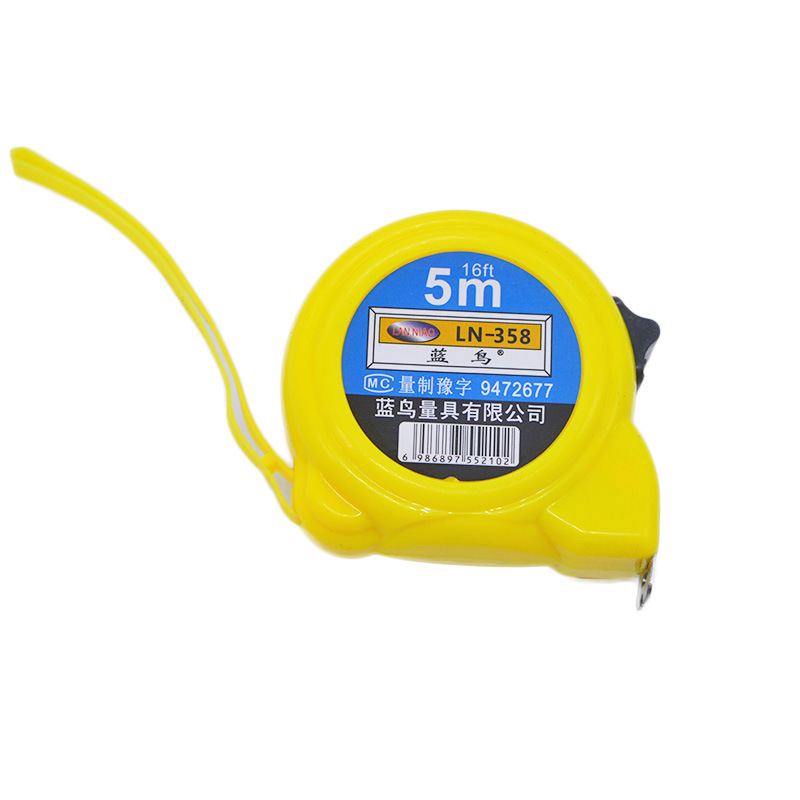5米钢卷尺 包皮卷尺 测量工具 明水百货批发