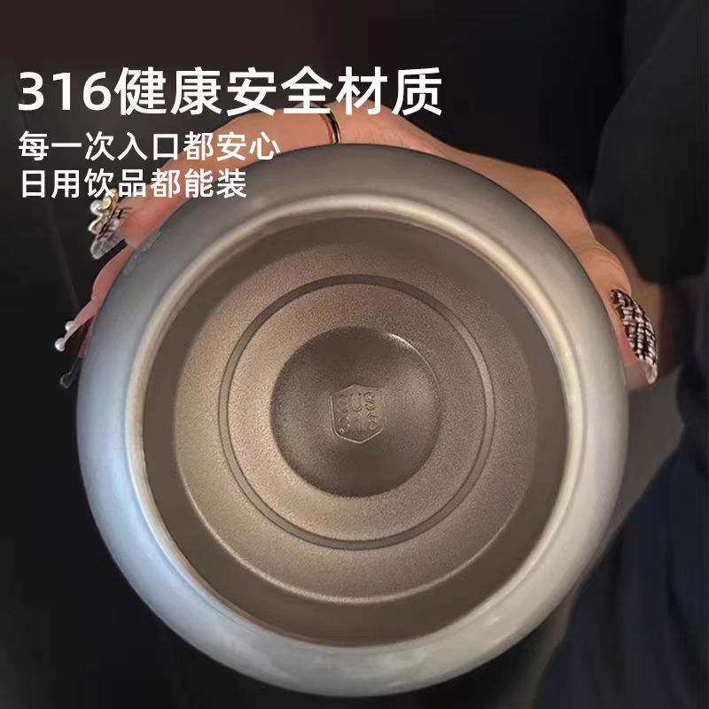 Celebridades de Internet que llevan una olla, termo, niña, estudiante de alto valor, taza de agua de acero inoxidable 316, taza de regalo de evento de gran capacidad