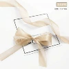 2.5cm apricot champagne silk ribbon [20Y]