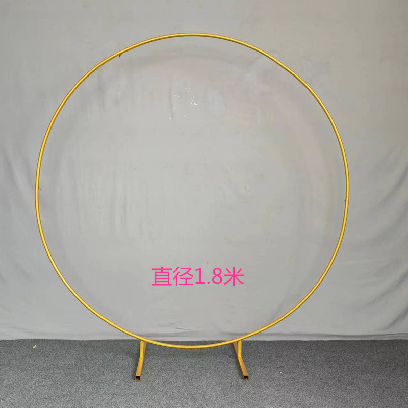 Anillo de hierro globo soporte de arco accesorios de boda al por mayor decoración de vestido de vacaciones al aire libre decoración de la boda suministros