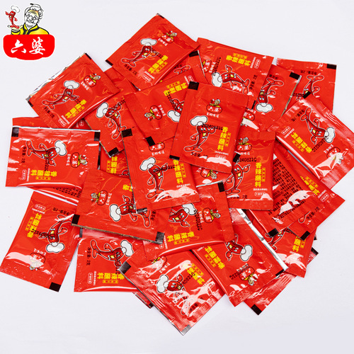 6th Aunt Chili Powder 2g*30 bags Hot Pot Dry Dip BBQ Meat Grilling Seasoning Chili Powder Takeaway Spicy Dip T