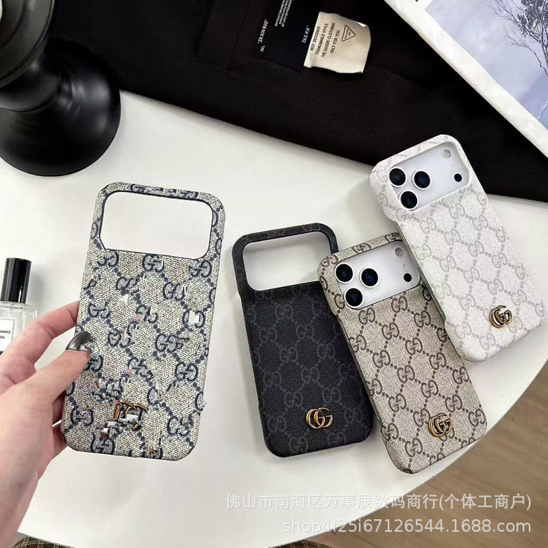 European and American style phone cases, suitable for iPhone 18 Pro Max, luxurious and trendy, Apple 17 Pro half-wrap protective case, 18 cross-border