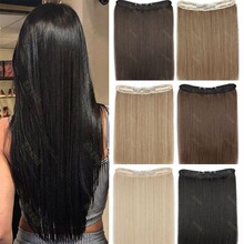 M 15044 Hair Wig Straight Hair Extension ֱ���ӷ�Ƭ �羳����