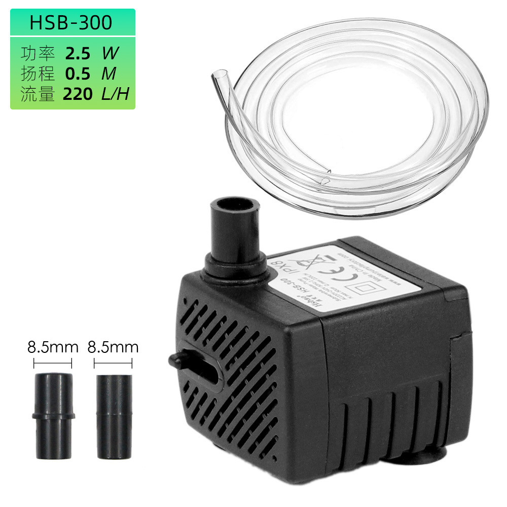 2.5w/220 flow rate (with 1.5m water pipes)