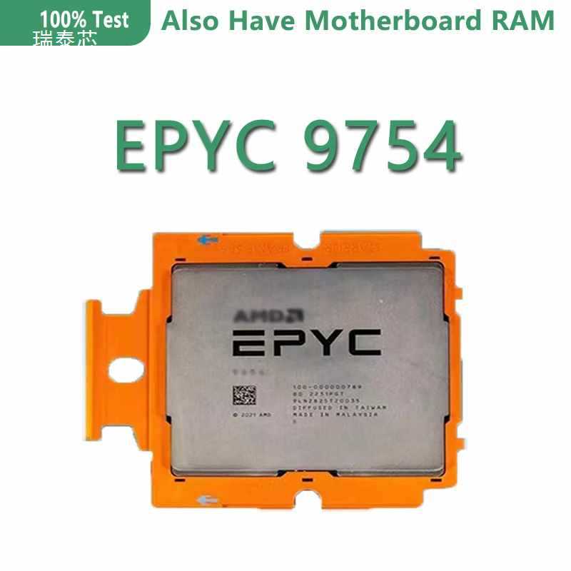 EPYC 9754 128C/256T CPU 256MB Cache 360W TDP 128-Cores 256-T