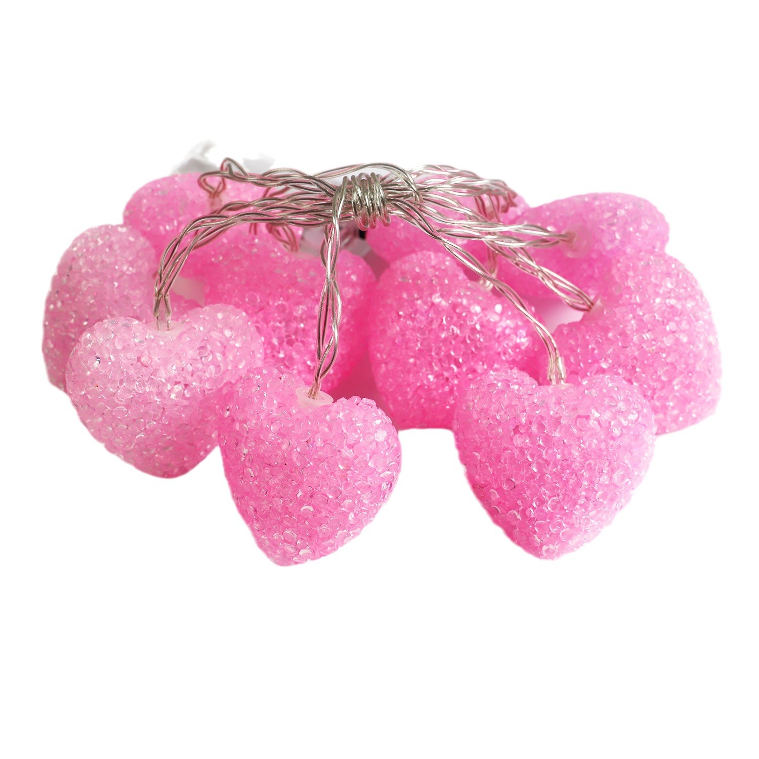 LED Rosa Día de San Valentín tridimensional amor batería Cadena de luz tronco propuesta confesión romántica decoración de vacaciones Cadena de luz