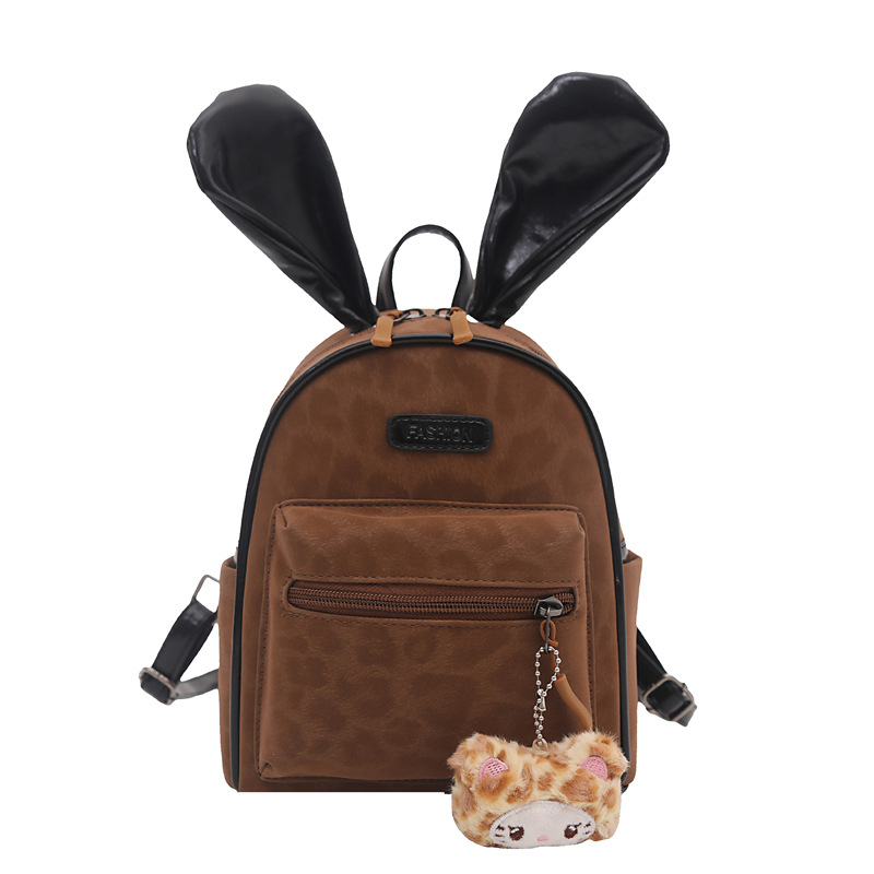 Viaje ligero mochila pequeña caricatura lindo orejas de conejo mochila para niños nueva mochila infantil