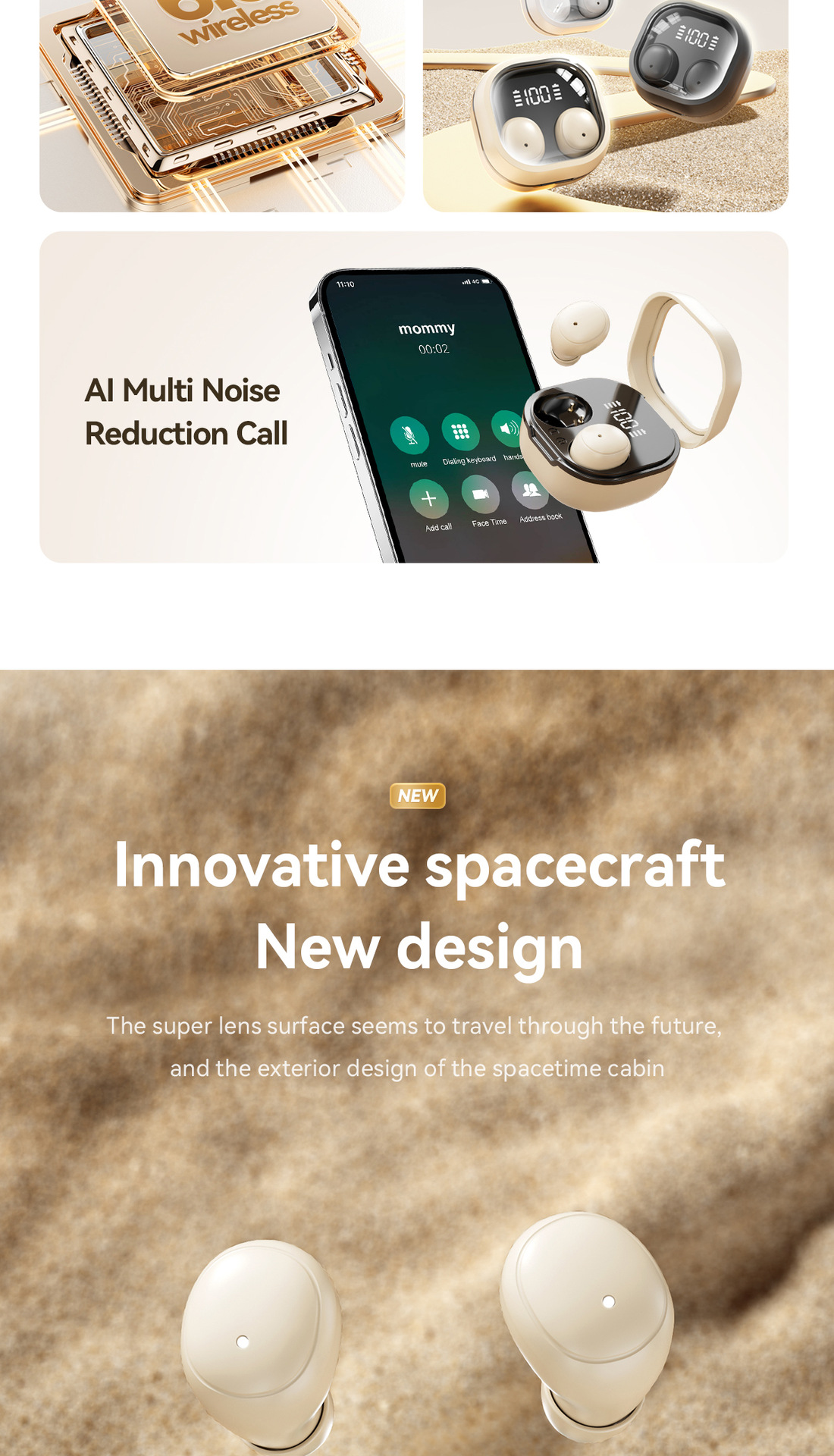 Bluetooth Kopfhörer Wireless Noise Cancelling Tws Gaming Ohrhörer_voghion.com