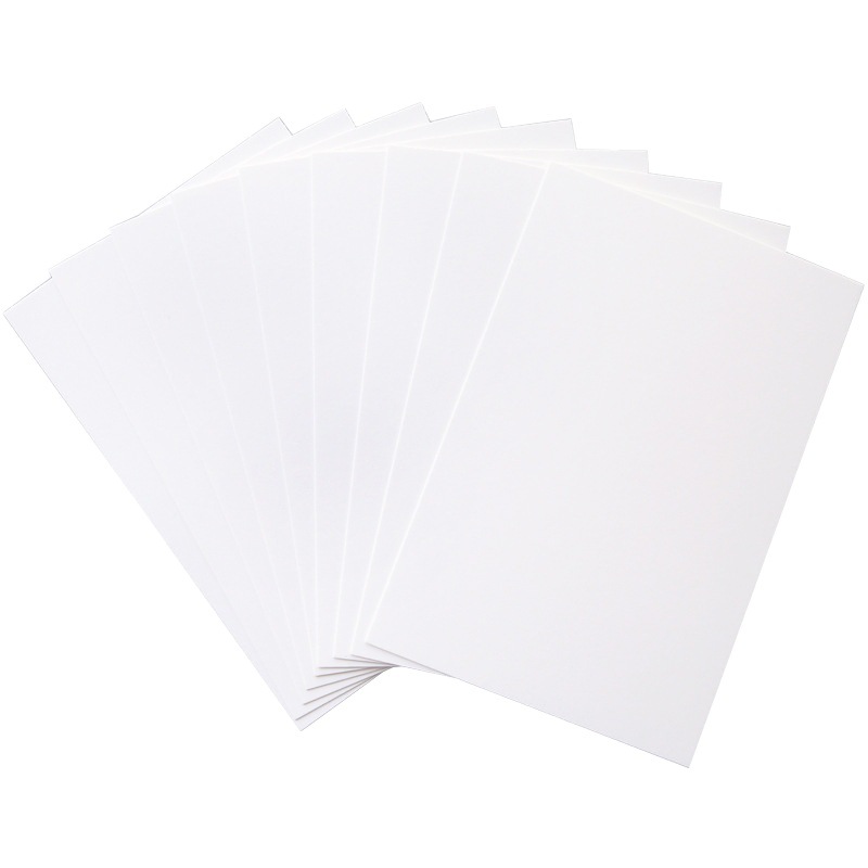 Tarjeta en blanco papel duro blanco dibujado a mano DIY tarjeta postal marcadores de tarjeta de juego tamaño graffiti papel de tarjeta de felicitación grueso