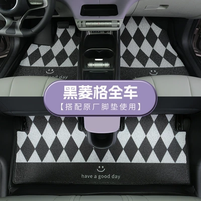 Anti-Dirty Mats, Cartoon Car Mats, Ayaqaltılar (Kovriklər) - 5065-two-pieces-in-the-front-row-1-81-suit-2