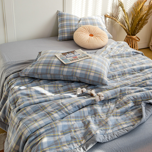 100 miles away pure cotton summer quilt air-conditioned quilt summer cooling quilt pure cotton double single machine washable summer thin quilt core