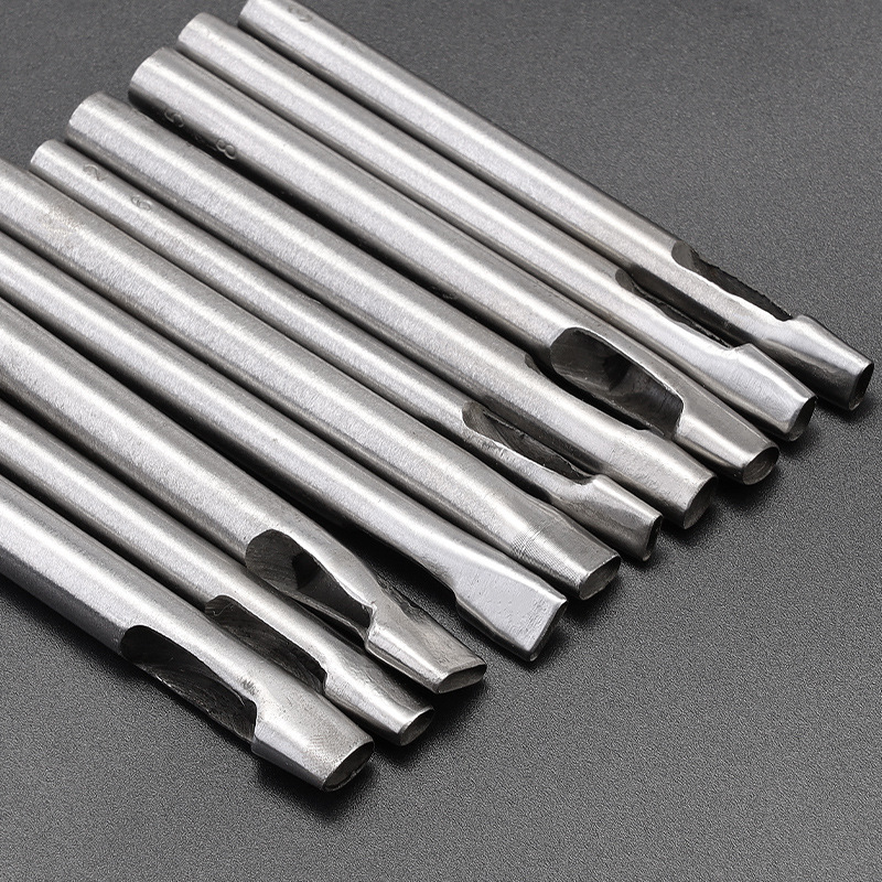 皮革方角皮具工具表带一字腰冲冲孔器钻头DIY配件皮带冲长方形