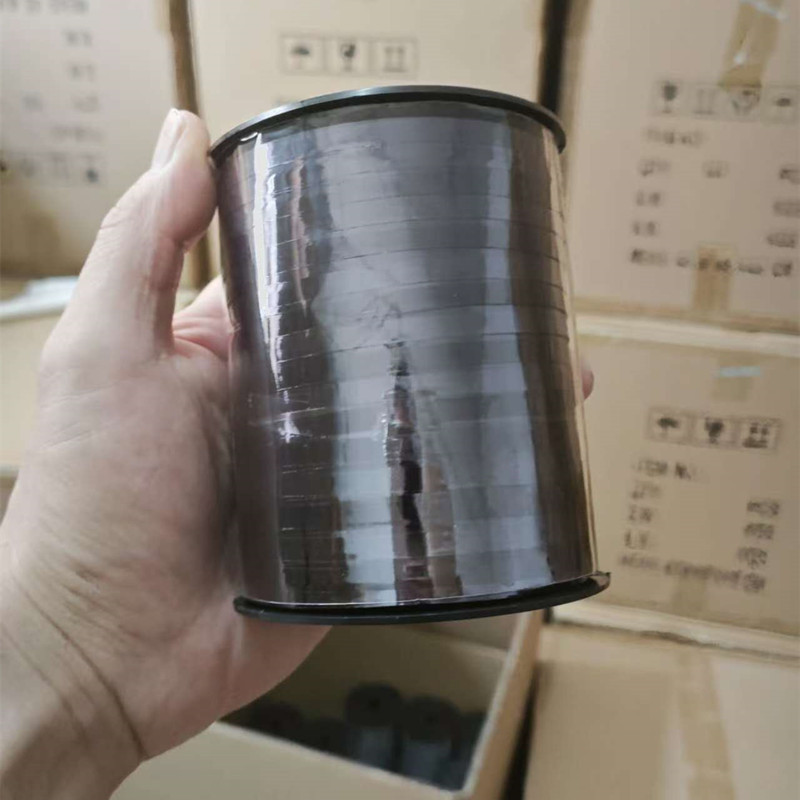 500 yardas de globo de cinta de color láser película de aluminio de cinta de color embalaje de regalo de cuerda de tracción de cuerda de bandera embalaje de regalo