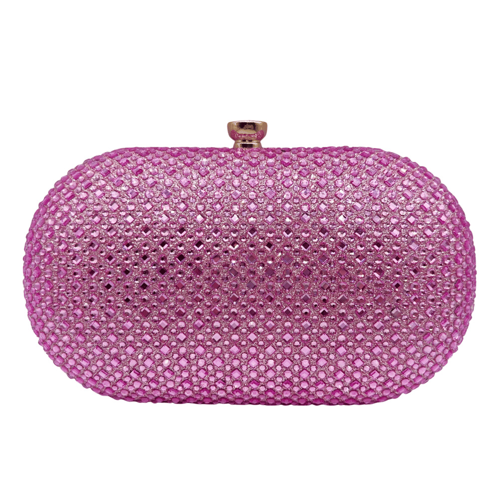 Túi clutch nữ đính đá sáng bóng dự tiệc thanh lịch — vàng nhạt, bạc, ngọc lục bảo, màu xanh đậm chi tiết 19