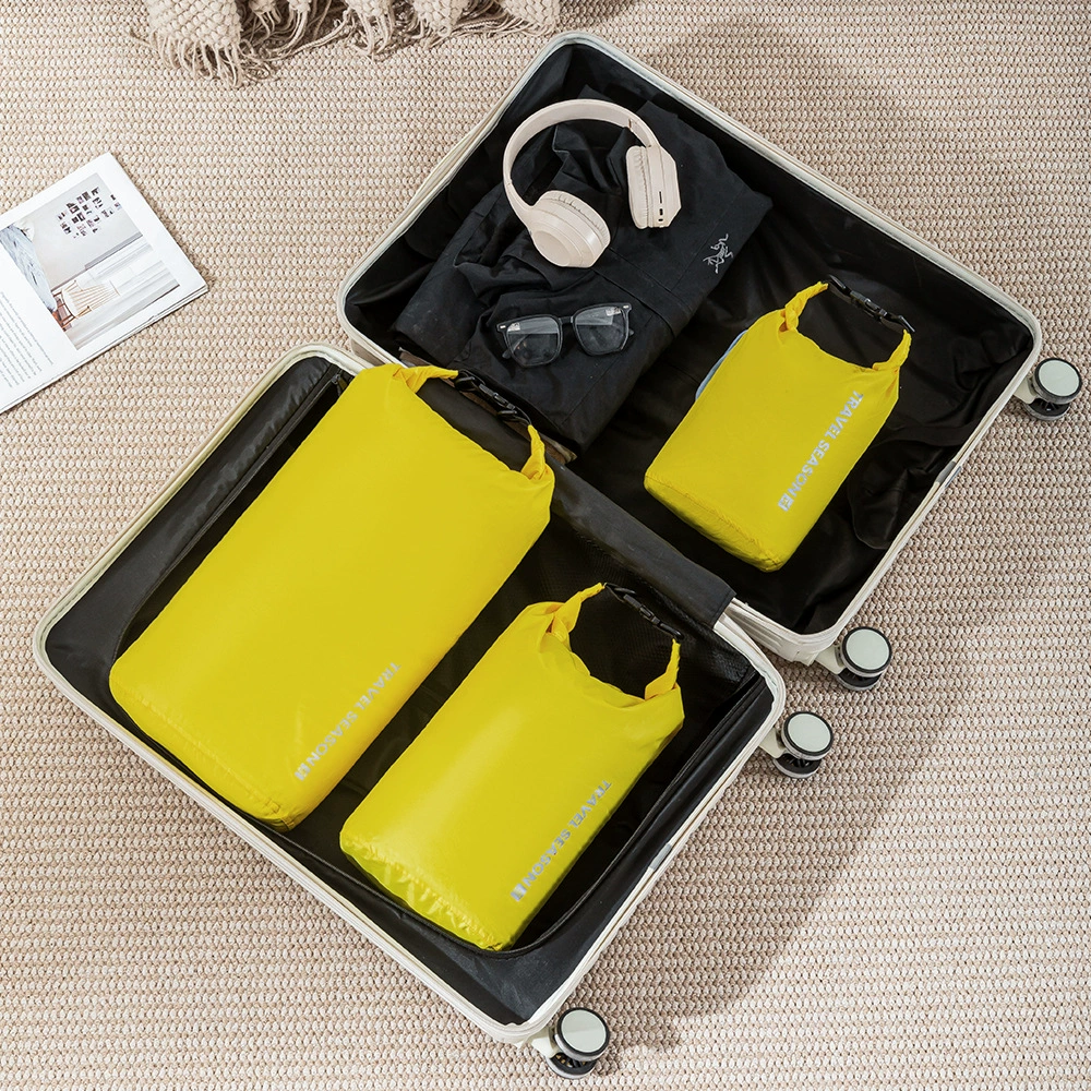 Новая водонепроницаемая дорожная сумка для хранения, портативная большая вместительная сумка для одежды с рулонным верхом, компрессионная сумка для одежды, пылезащитная дорожная сумка для хранения одежды