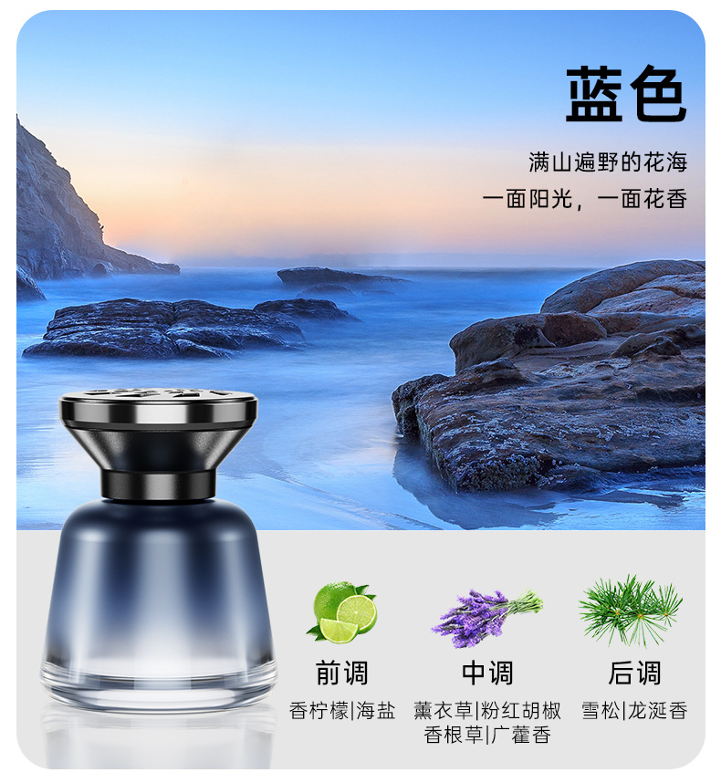 Shunwangshun Oriental Car Fragrance Perfume High-End Car Interior Decoration Long-Lasting Plant-Based Fragrance for Men and Women