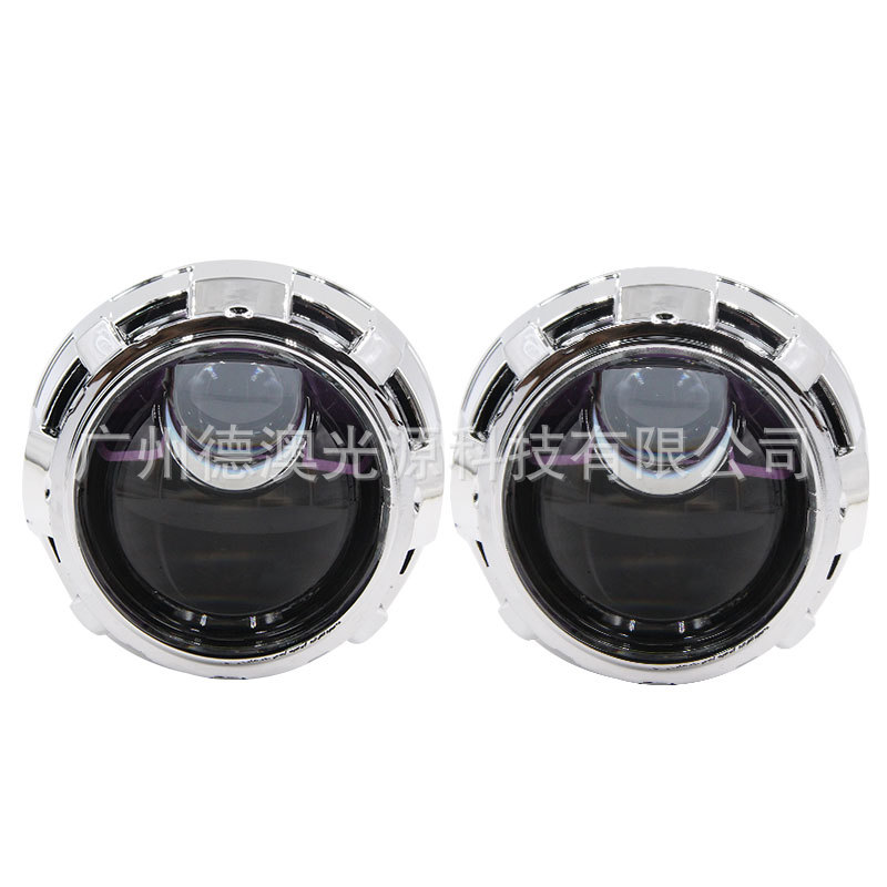 Transfronterizos exclusivos para automóviles de un solo faro de luz directa LED de doble luz de lente de luz burbuja láser superbrillante no destructiva renovación de lámparas LED
