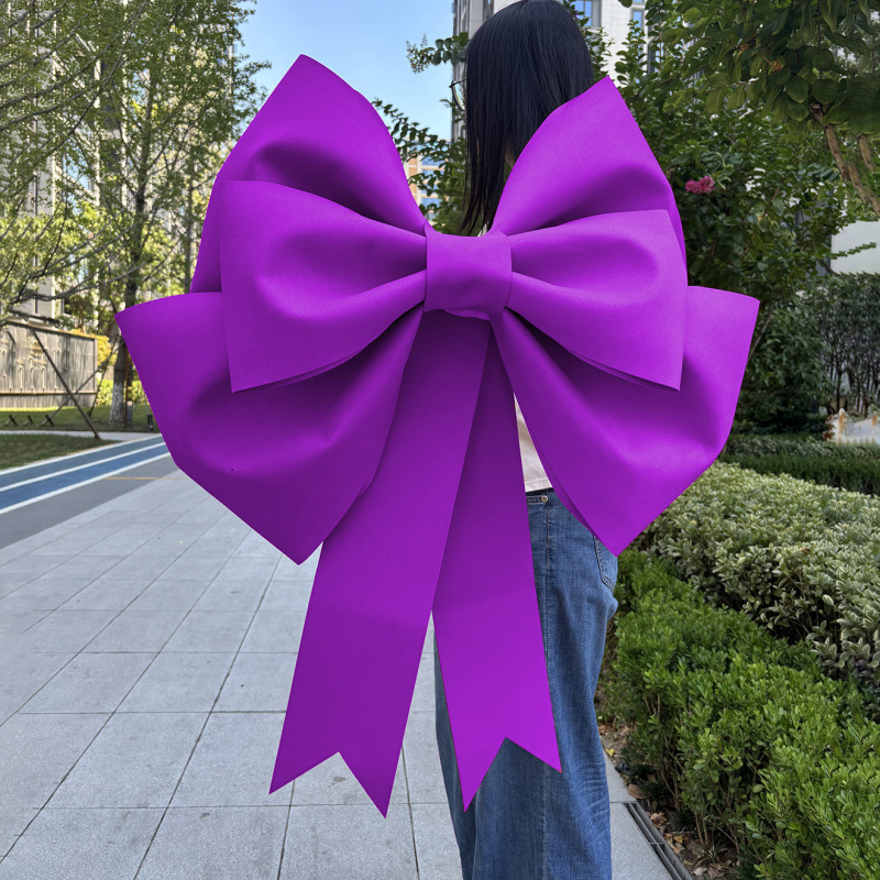 超大EVA蝴蝶结婚背景墙圣诞节派对生日布置婚房装饰布置道具|undefined