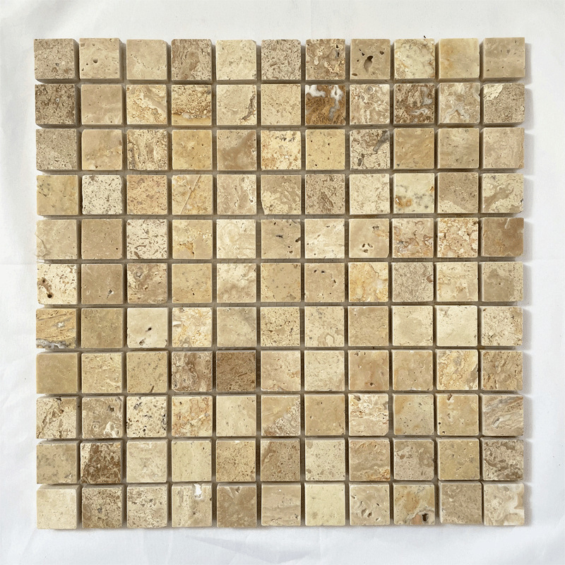 Mehuang Dongshi Natural Marble Stone Mosaic Tile Antique Background Wall Bathroom Bathroom Entrance Floor
