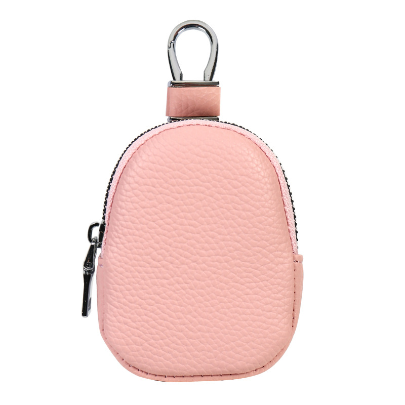 Nueva venta caliente de gran capacidad multifuncional bolso de cintura de llave de automóvil universal unisex estampado litchi universal