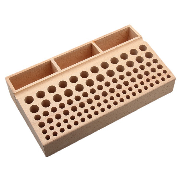 革ツール46/98穴付きスロット付きヤケヤキ工具棚革革革雕りパンチ菱斩り収纳ストレージツール|undefined