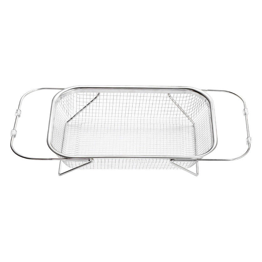 Корзина для мытья посуды из нержавеющей стали, портативная выдвижная сушилка для раковины, таз для мытья овощей, корзина для столовых приборов и палочек для еды.