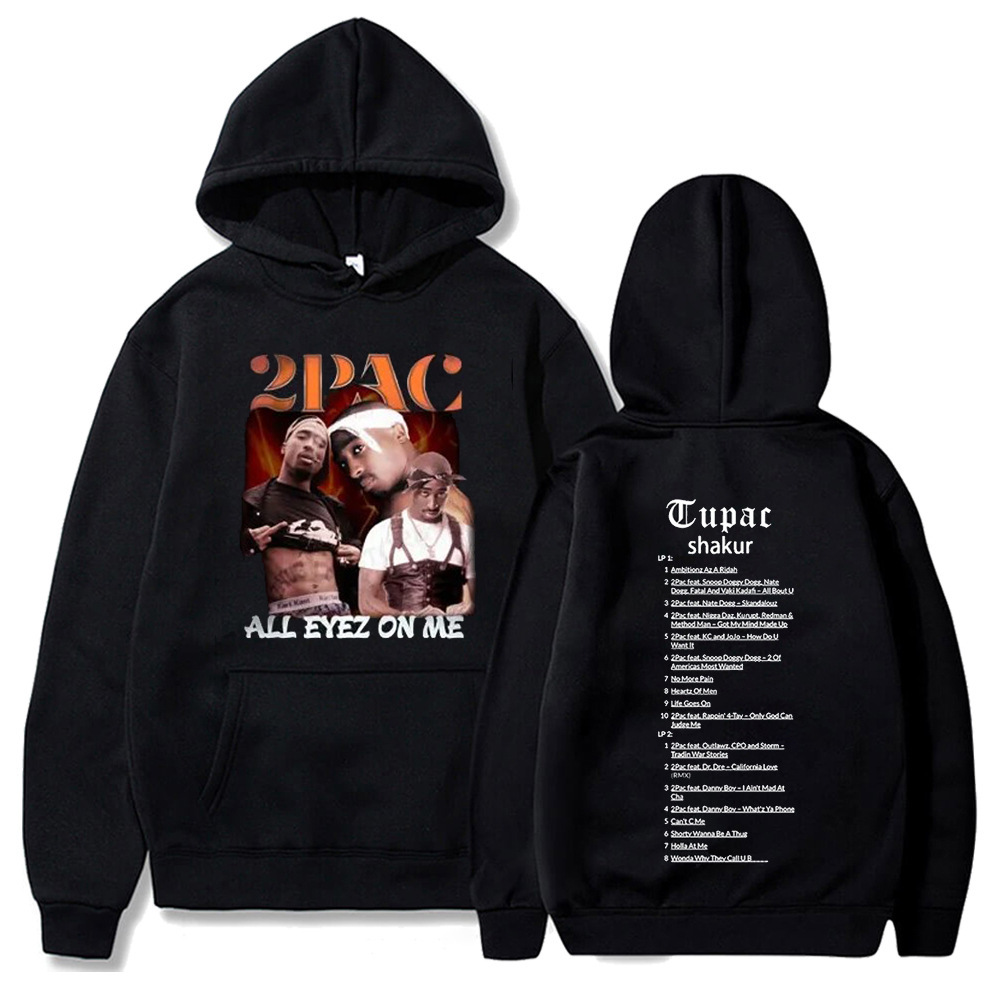 Tupac 2pac Sweatshirts Rapper Shakur Hoodies Hip Hop Rock Ov