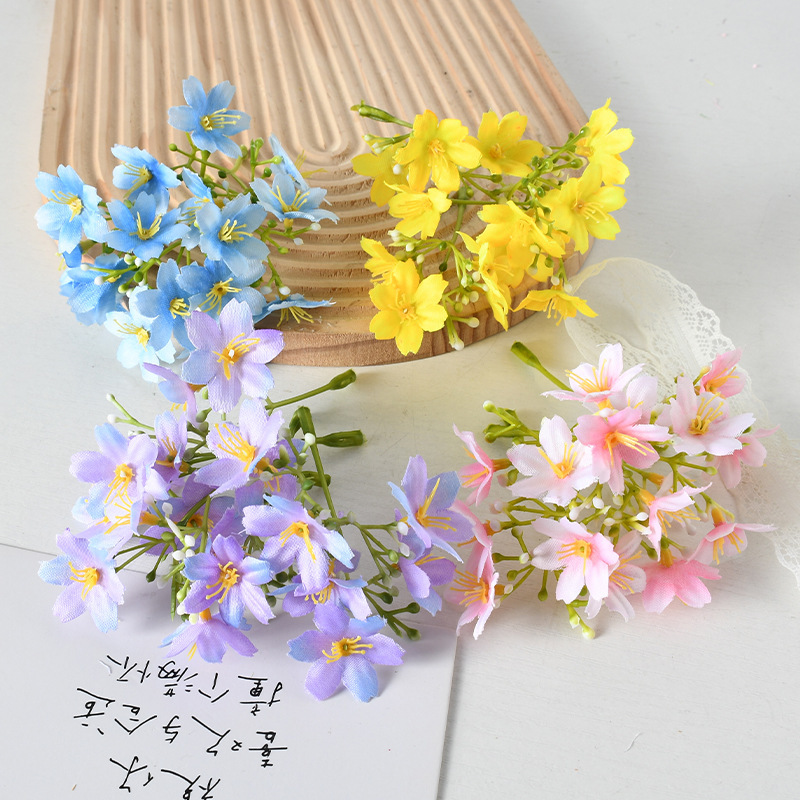 Artificial Flowers, Small Daisy Heads, Vintage Style Hairpin Flowers, DIY Materials, Hair Accessories, Gift Box Decoration, Wedding Celebration Artificial Flowers, Small Daisy Heads, Vintage Style Hairpin Flowers, DIY Materials, Hair Accessories, Gift Box Decoration, Wedding Celebration