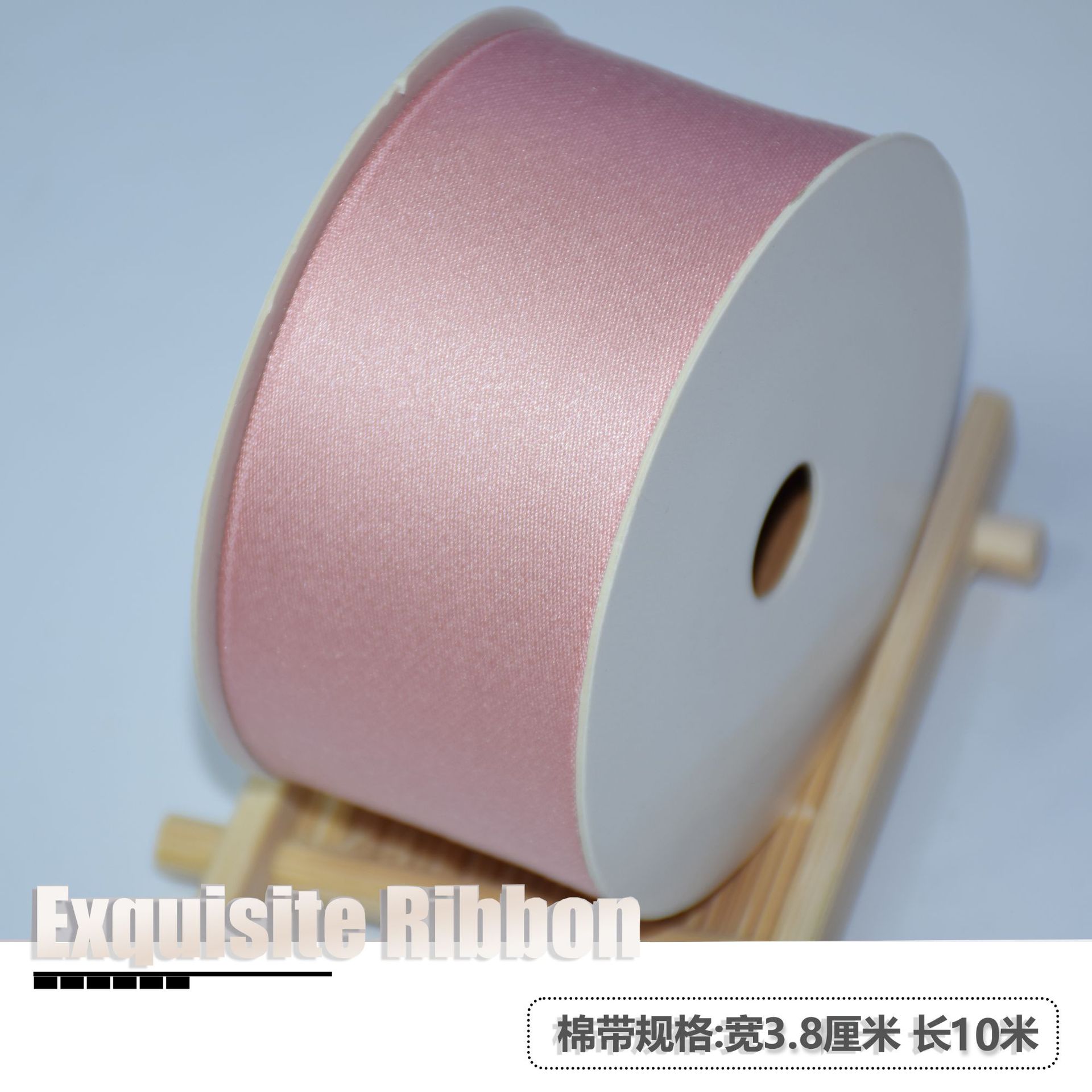 Cinta china del Día de San Valentín, cinta de algodón de poliéster mate de doble cara, lazo DM01, embalaje de flores, accesorios decorativos para ropa