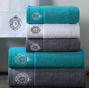 Five-Star Hotel Bath Towels, Cotton B&B Hotel Dyed Cotton Hotel Bath Towels, Household Towels