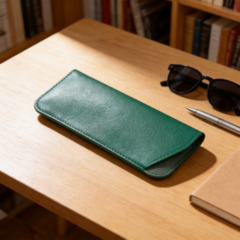 Pu Leather Storage Bag, Glasses Case, Pencil Case, Multifunctional Storage Pouch, Travel Sunglasses Storage Bag, Open-Style Portable Pu Leather Storage Bag, Glasses Case, Pencil Case, Multifunctional Storage Pouch, Travel Sunglasses Storage Bag, Open-Style Portable