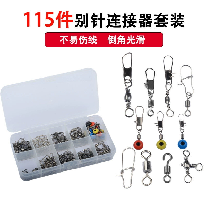 115 шт. рыболовные аксессуары разъемы