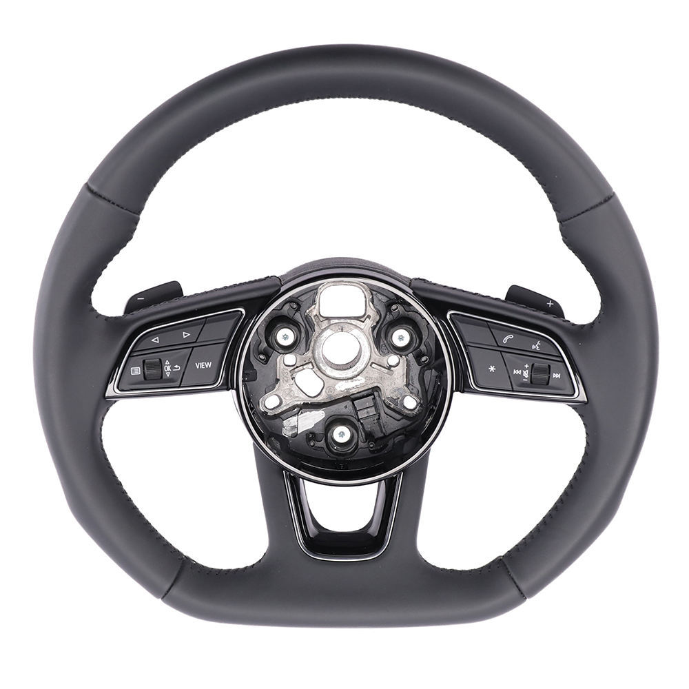 Flat-Bottomed Sports Steering Wheel Suitable for Audi A3 A6 C7 S4 B9 S7 A5 B8.5 Rs3 Sq5