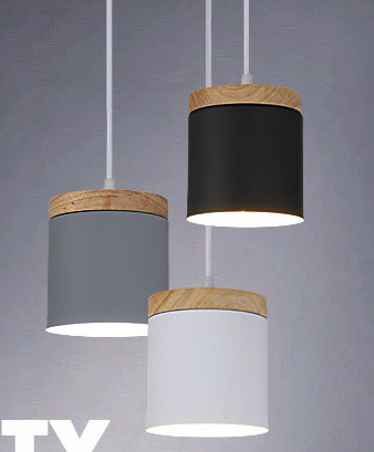 Lámpara colgante nórdica tipo macaron, diseño minimalista para cafeterías, comedores o dormitorios