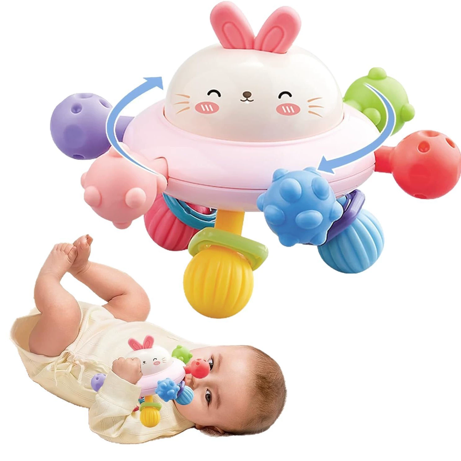 Мультяшная игрушка, для детей 6–12 месяцев, от 1 года