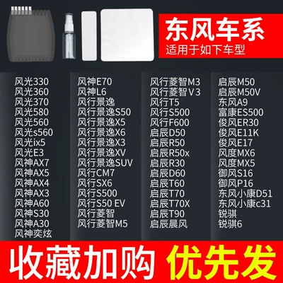 Portal Wrist Protective Cover Transparent Outside the Car - exclusively-for-dongfeng-6-piece-pack-remark-model-year