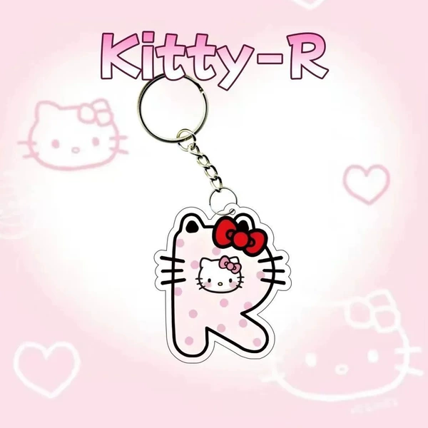 KITTY cat letter R