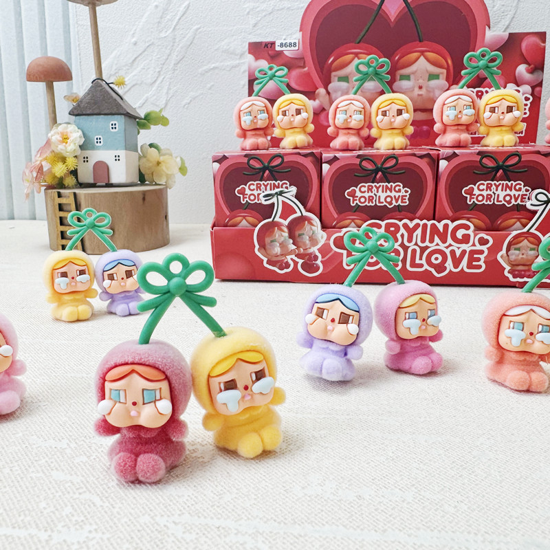 バブルマート CRYBABY 新製品 インタオ泣き赤ちゃん 愛の涙シリーズ 樹脂植毛 かわいいペンダント ブラインドボックス|undefined