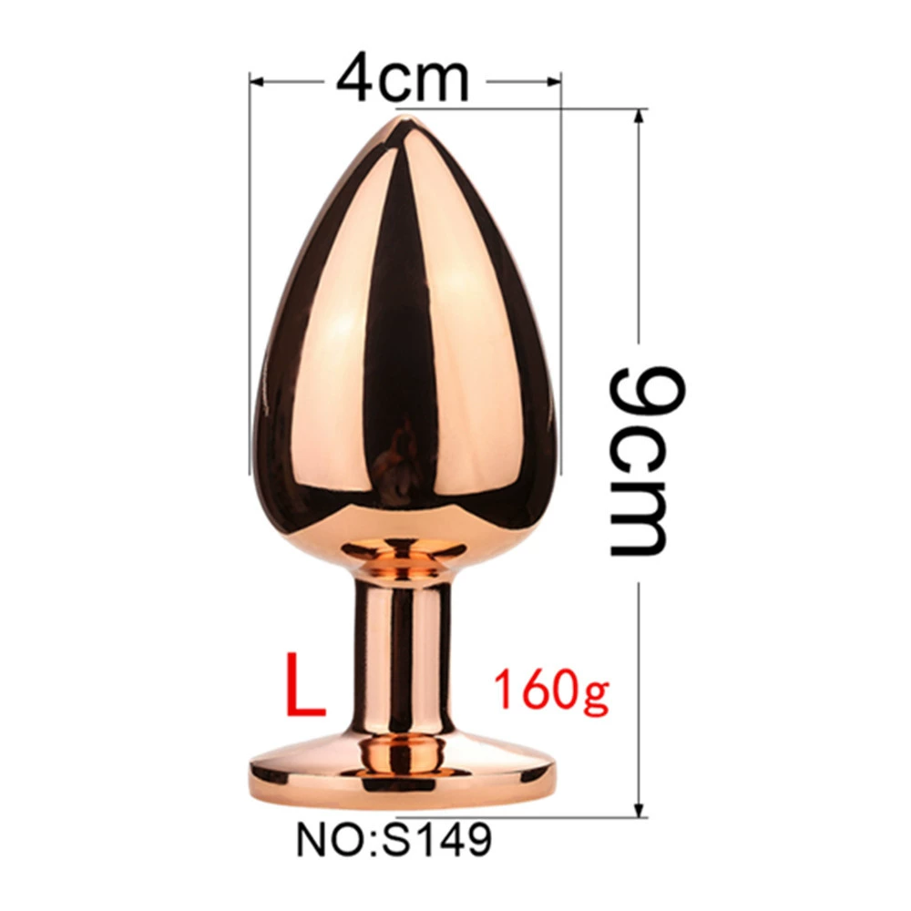 Detachable Anal Plug Heads, Silicone & Metal Options, Multiple Shapes and Sizes