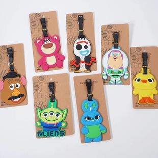 Manufacturer's Popular Pvc Soft Rubber Luggage Tags, Decorative Luggage Tags, Travel Boarding Tags, Wholesale