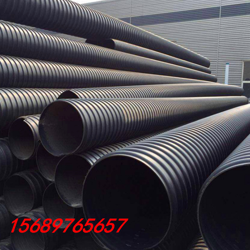 a drain Large caliber Hollow wall Spiral steel strip Manufactor wholesale pe Strengthen Plastic steel strip
