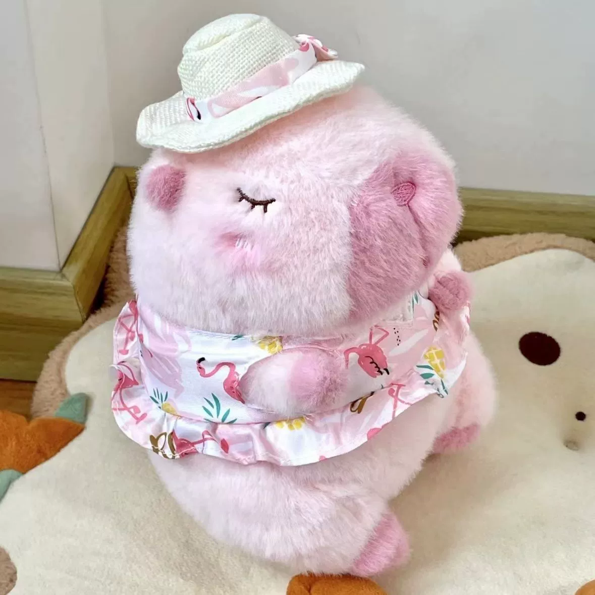 Summer beach plush toy, doll, pendant