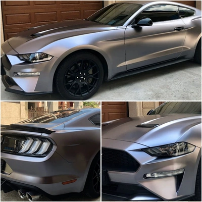 Car Color Change Film Piano: Auto Color Change Film - electric-metal-titanium-gray-whole-roll