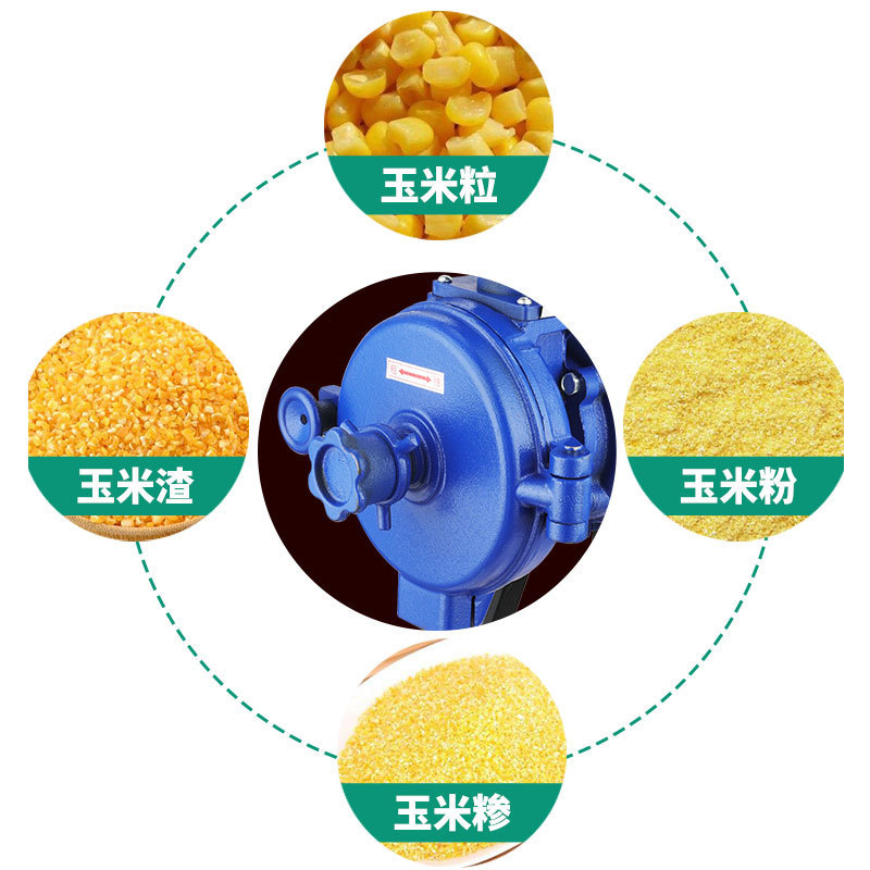 Molino de maíz doméstico de alta potencia molino de arroz comercial de granos pulverizador image 4